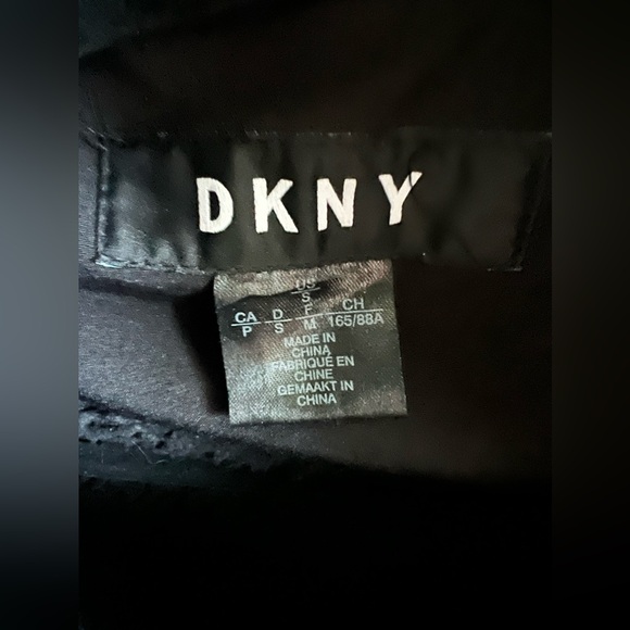 DKNY Black Parka with Faux Fur Hood - Like New (Size Small) - Picture 2 of 6